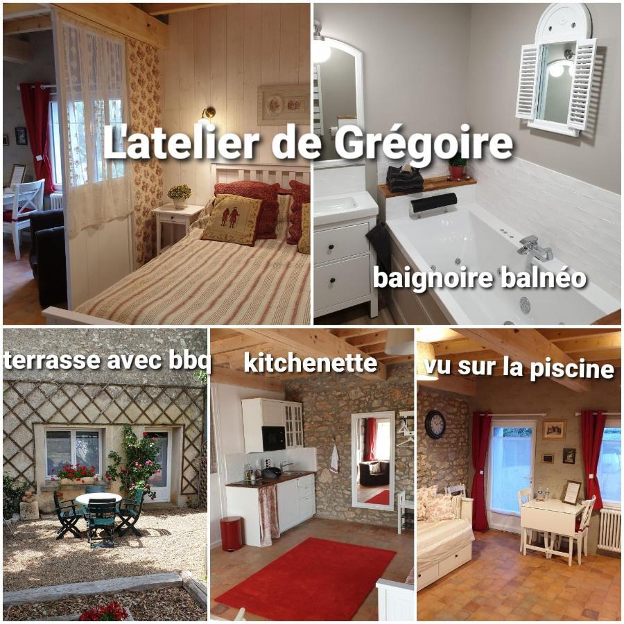 Le Grand Cedre Spa Et Sauna Interieur Piscine Marolles  Exteriör bild