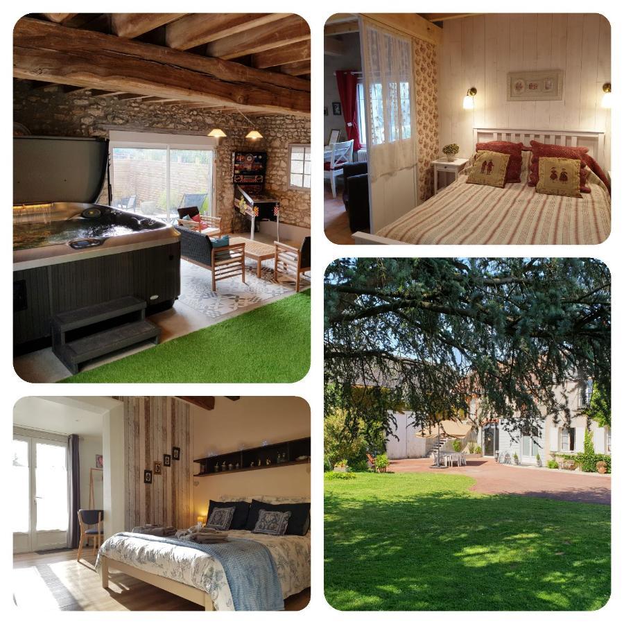 Le Grand Cedre Spa Et Sauna Interieur Piscine Marolles  Exteriör bild