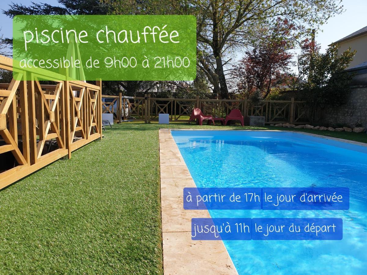 Le Grand Cedre Spa Et Sauna Interieur Piscine Marolles  Exteriör bild